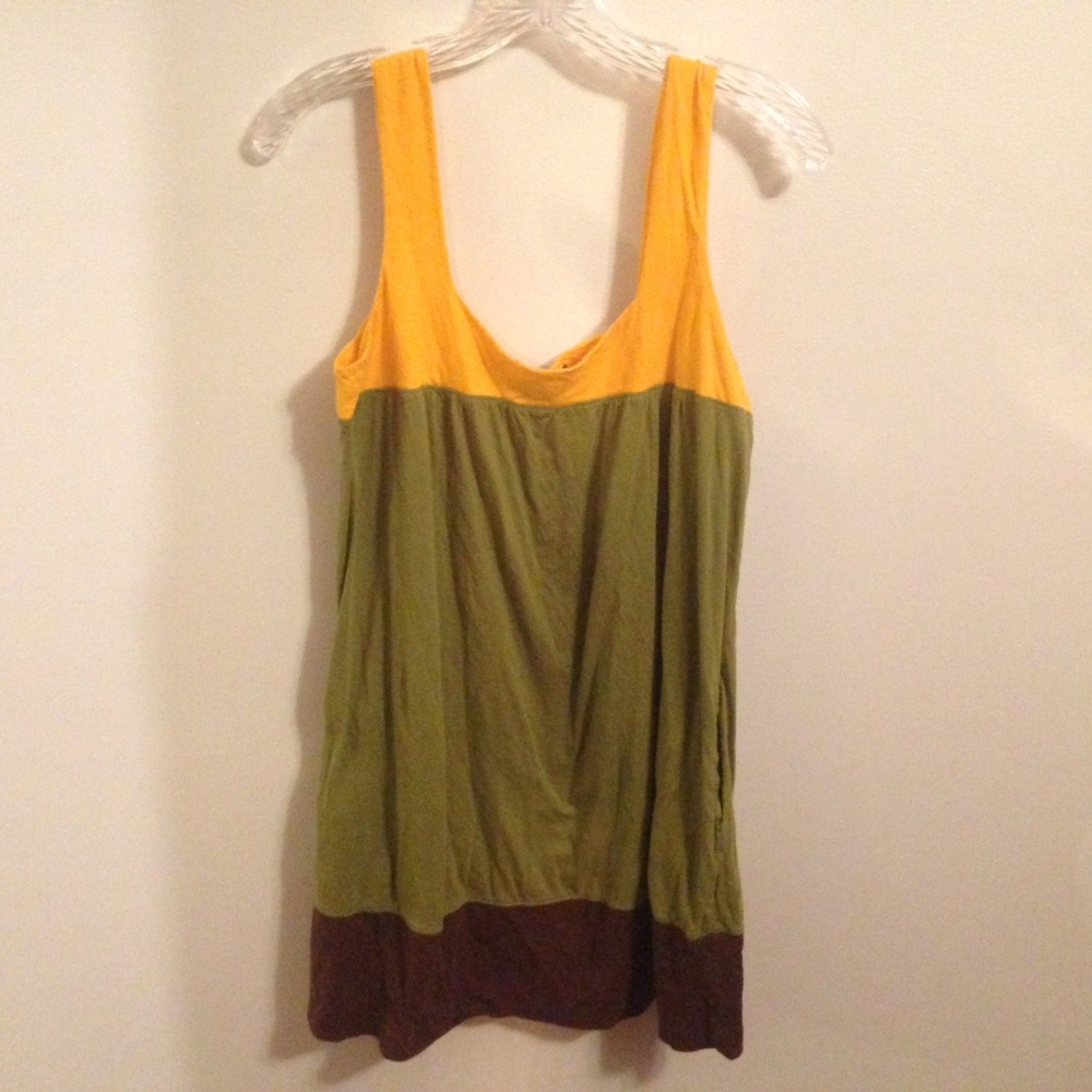 Fitted tank dress, above the knee, fits like an 8